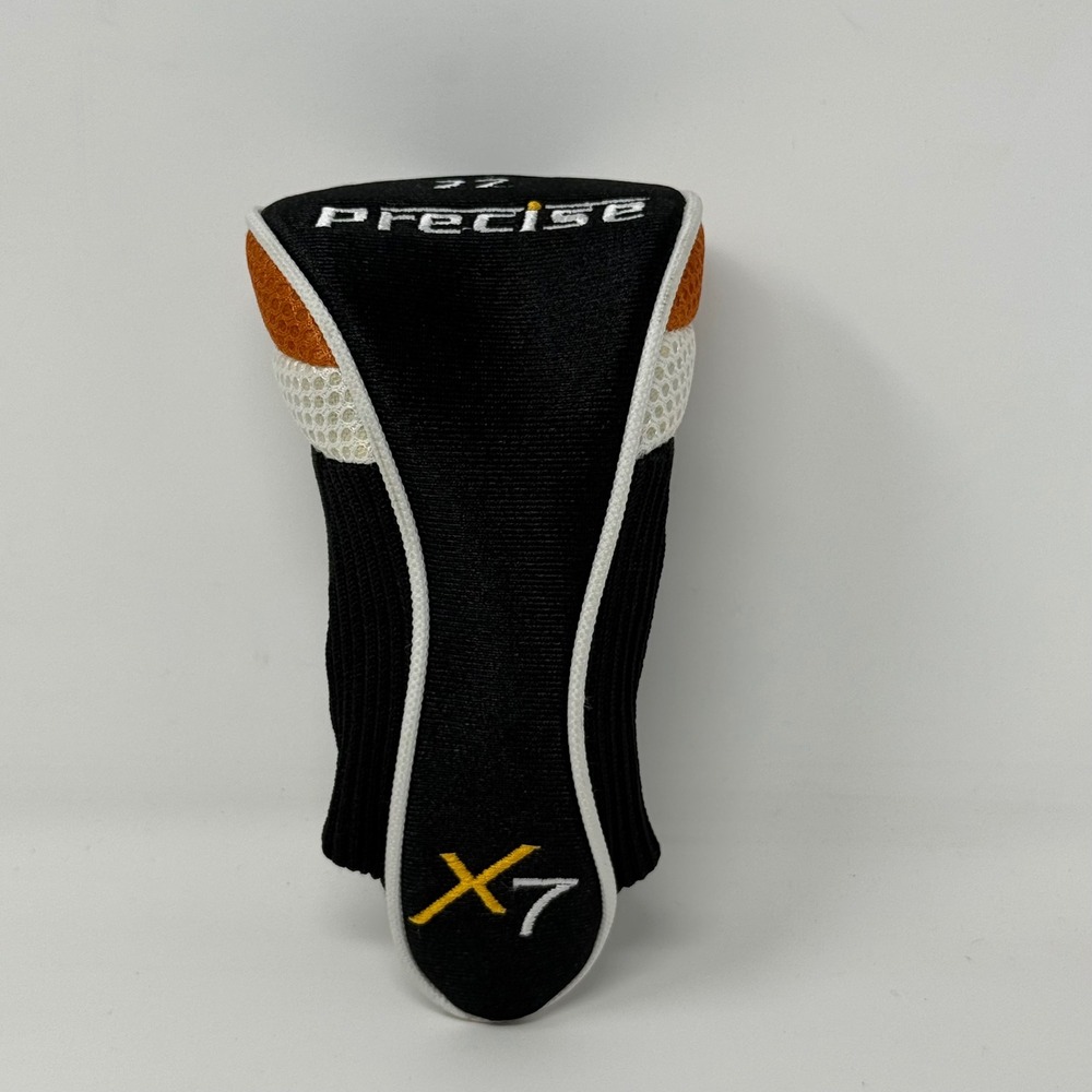 Precise‎ X7 Golf Headcover Black Orange White 22 Degree Hybrid Cover